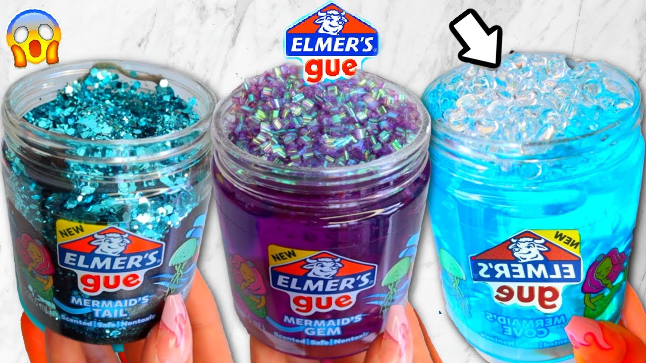 *NEW* ELMERS GUE SLIME REVIEW!! Mermaids Cove, Mermaids Tail, Mermaids Gem Slime