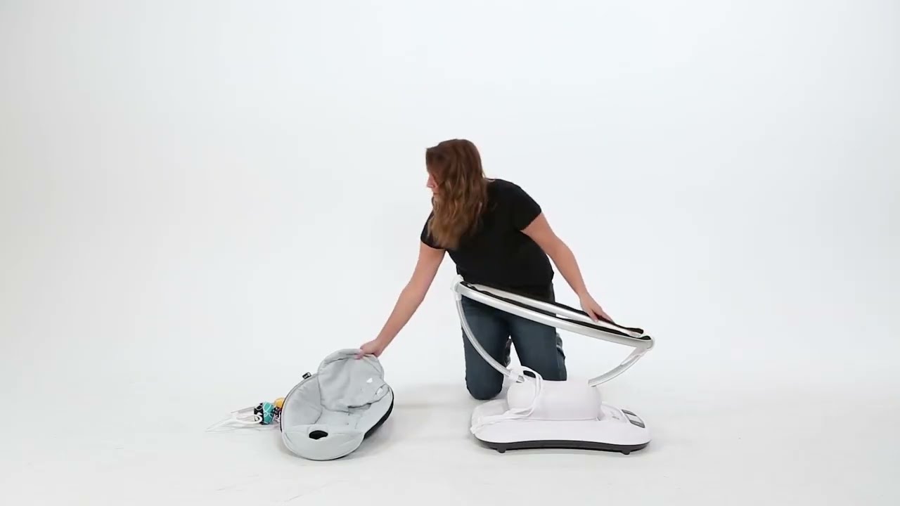 How to Assembly your MamaRoo4 Multi-Motion Baby Swing (with strap fastener)