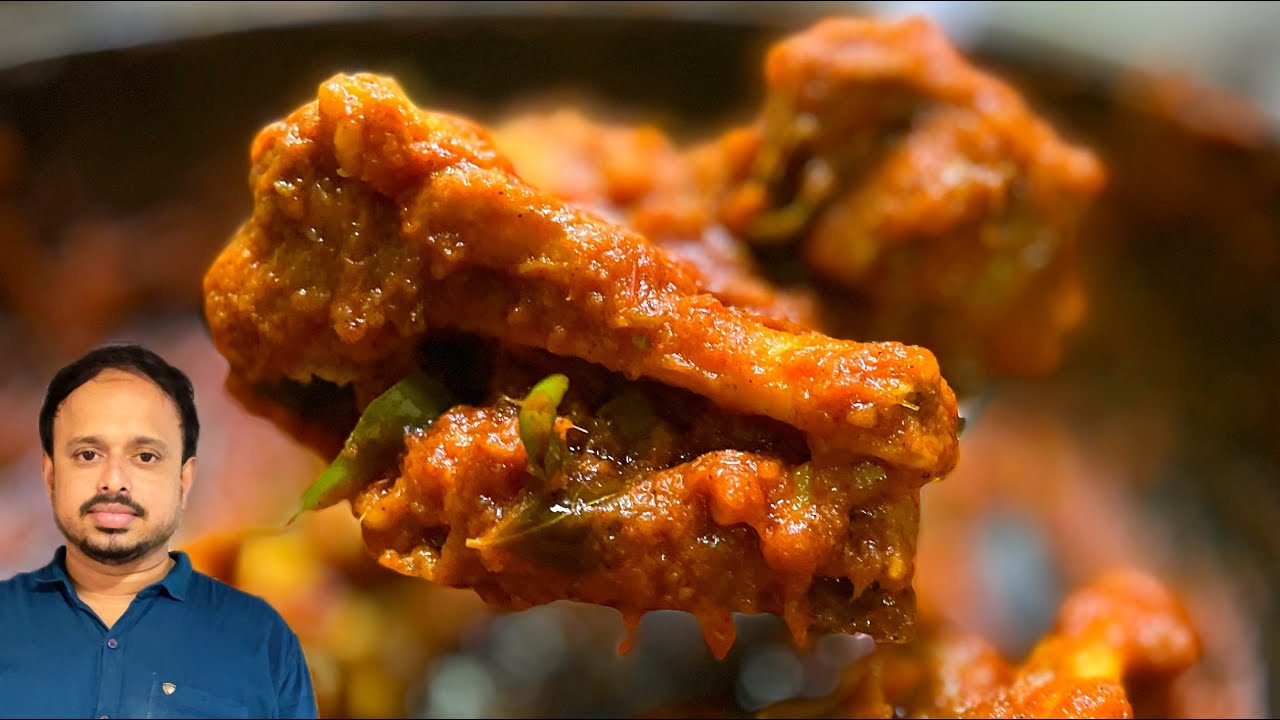 Mutton Nalli Elumbu Varuval | Mutton Bone Marrow  | Nalli Elumbu Varuval recipe in Tamil