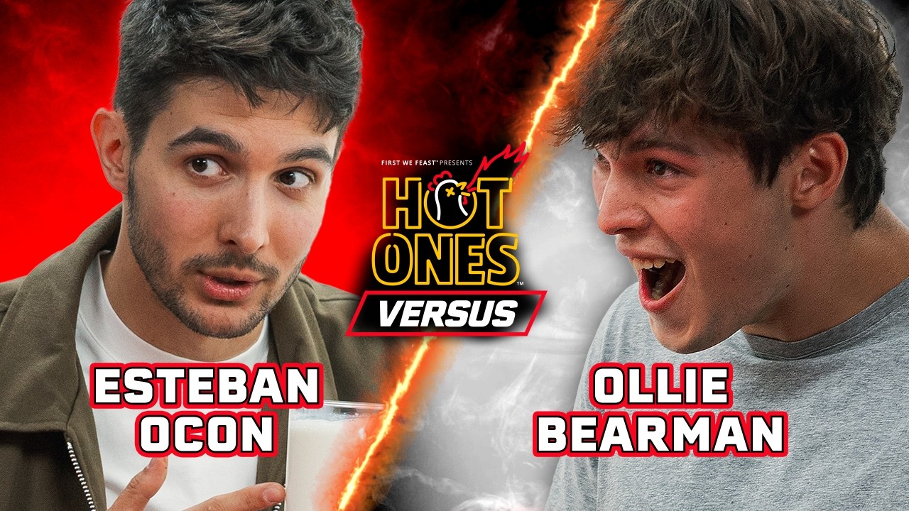 Esteban Ocon vs. Ollie Bearman | Hot Ones Versus