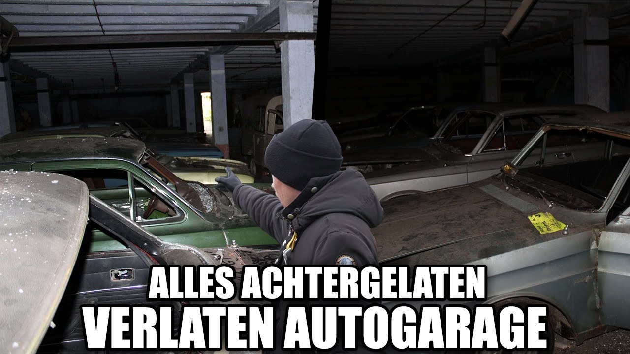 WE VINDEN EEN VERLATEN AUTOGARAGE ! *ALLES ACHTERGELATEN*