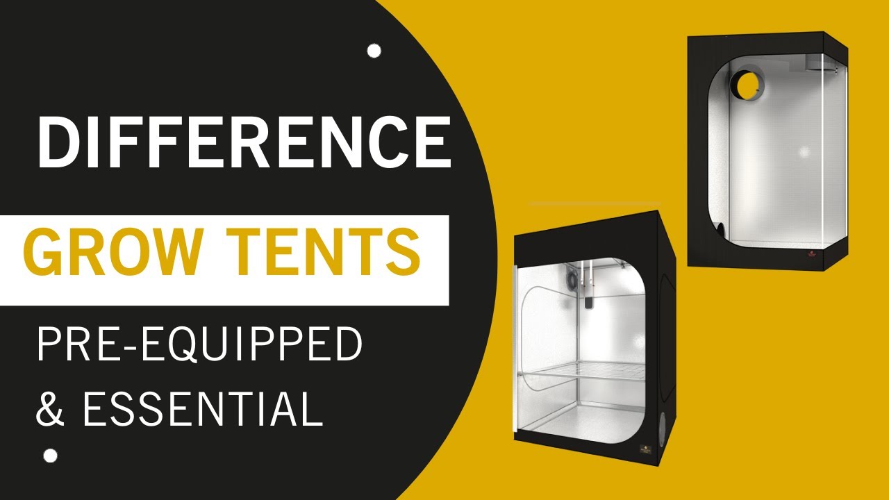 SECRET JARDIN GROW TENT COMPARISON : PRE-EQUIPPED VS HYDRO SHOOT ESSENTIAL