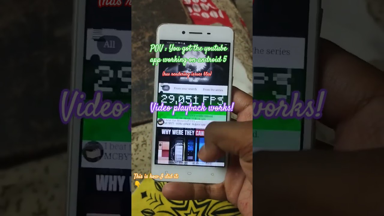 YouTube on Android 5 Lollipop! 