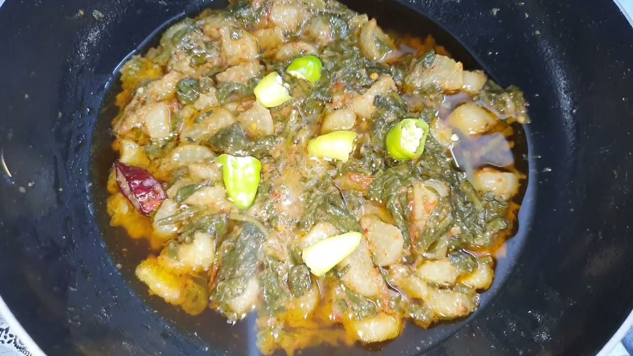 Mooli Aur Palak ki Sabzi Recipe/Mooli Sabzi Recipe/Mooli Palak Recipe/Mooli Palak sabzi
