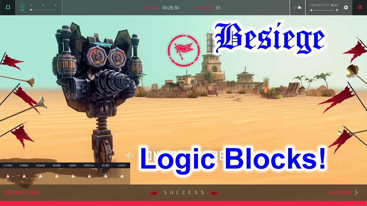 Logic block ideas + Weaponized Unicycle!  Besiege