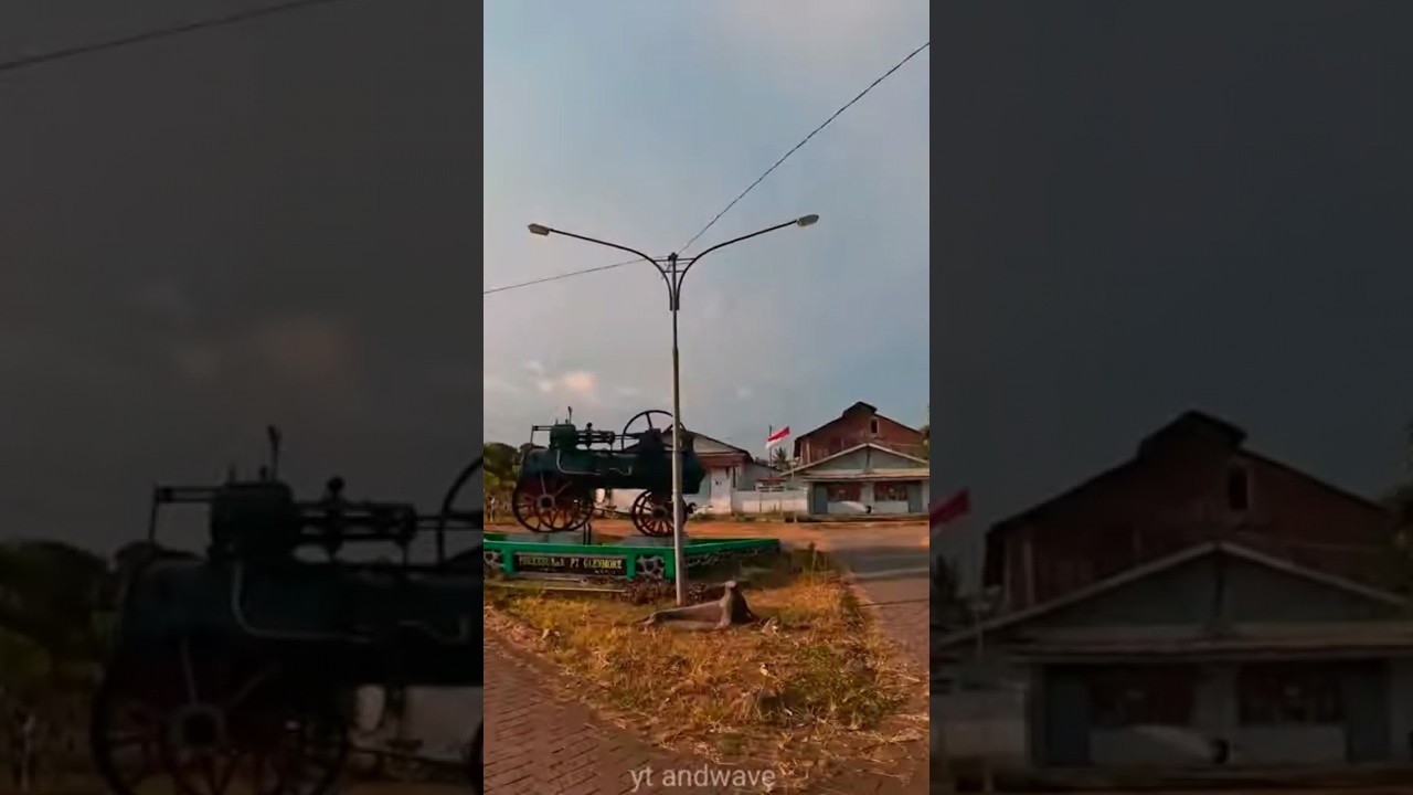 sepetak tanah inggris di Glenmore Banyuwangi - kereta api terbengkalai