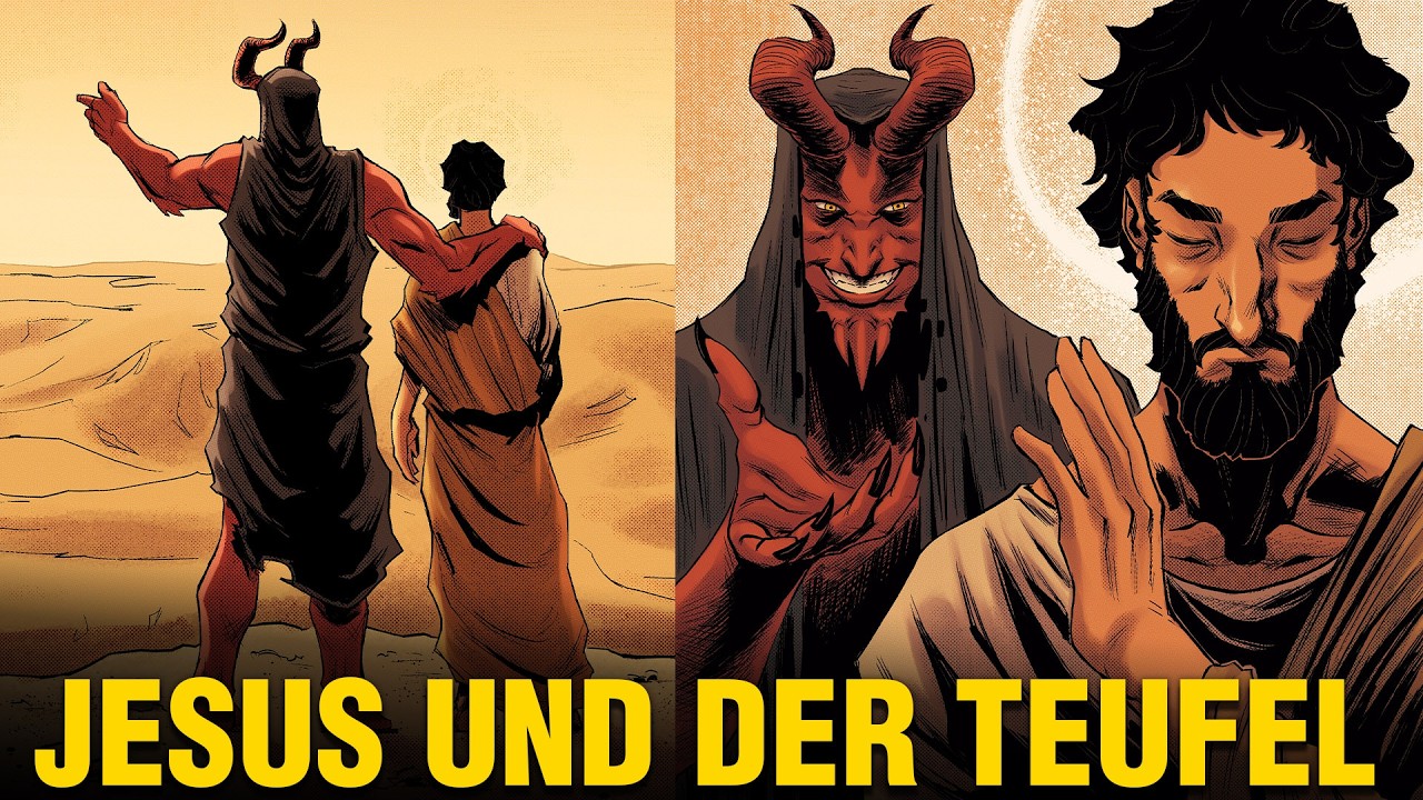 Jesus und der Teufel in der W&uuml;ste &ndash; Die Versuchung Christi &ndash; Biblische Geschichten