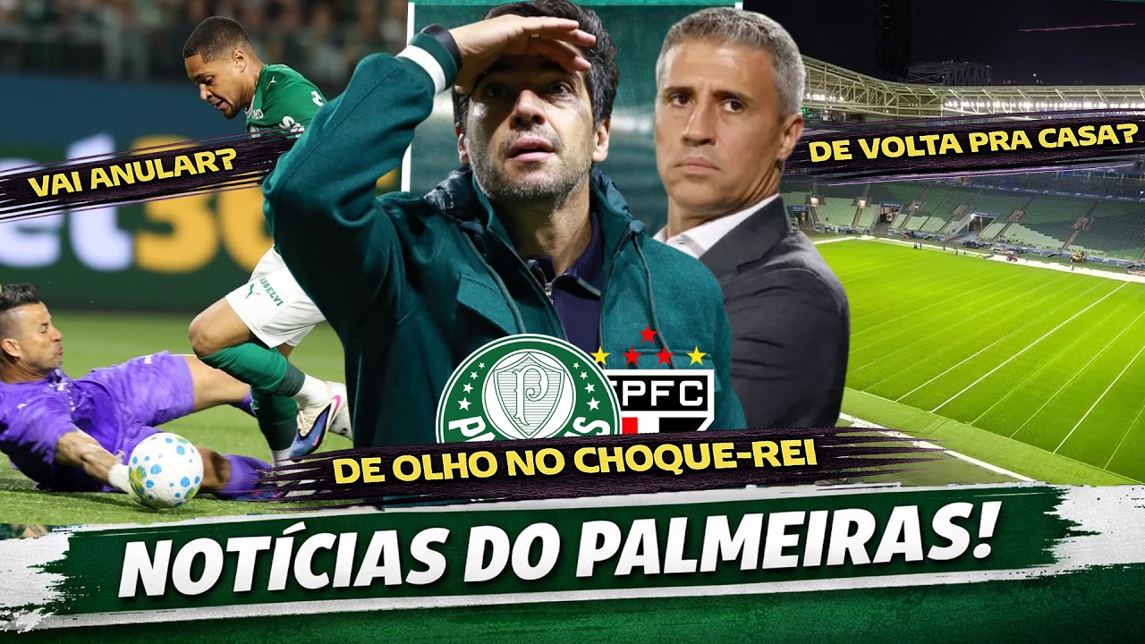 JOGO VAI SER ANULADO? CBF QUEBRA O SILÊNCIO E PALMEIRAS DEFINE PLANO PRA DOMINGO!