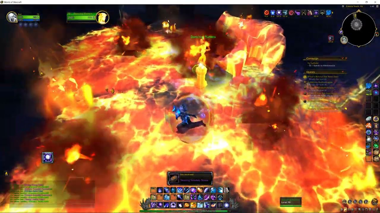 Protective Ward of Flames use Zskera Vaults, WoW Dragonflight