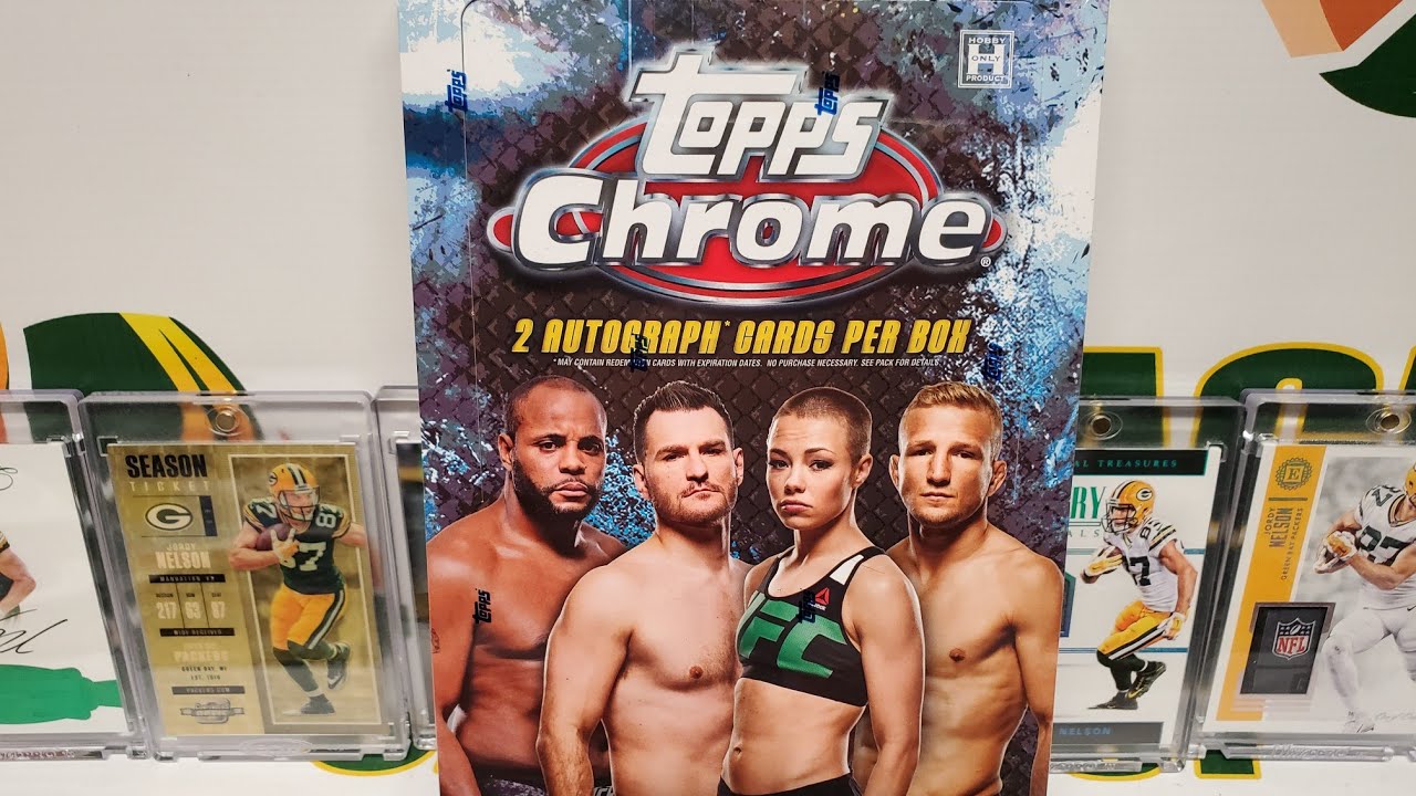 2018 Topps Chrome UFC Hobby Unboxing. 2 Autos!
