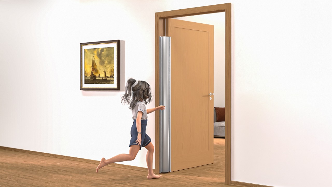 PrimeWare Door Finger Guard Installation | 3D Product Explanation Animation
