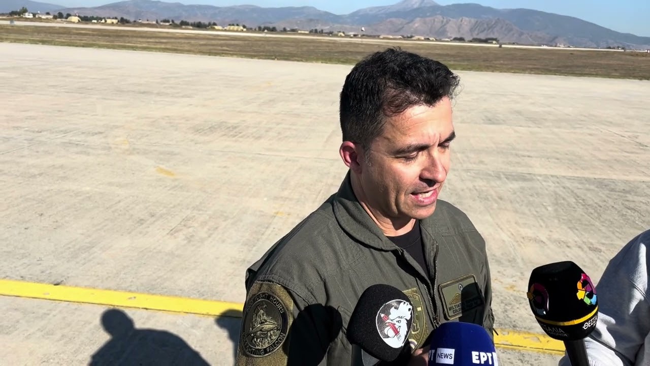 Ο διοικητής της 110 ΠΜ Μιλτιάδης Παπαδάκης στον εορτασμό της Πολεμικής Αεροπορίας