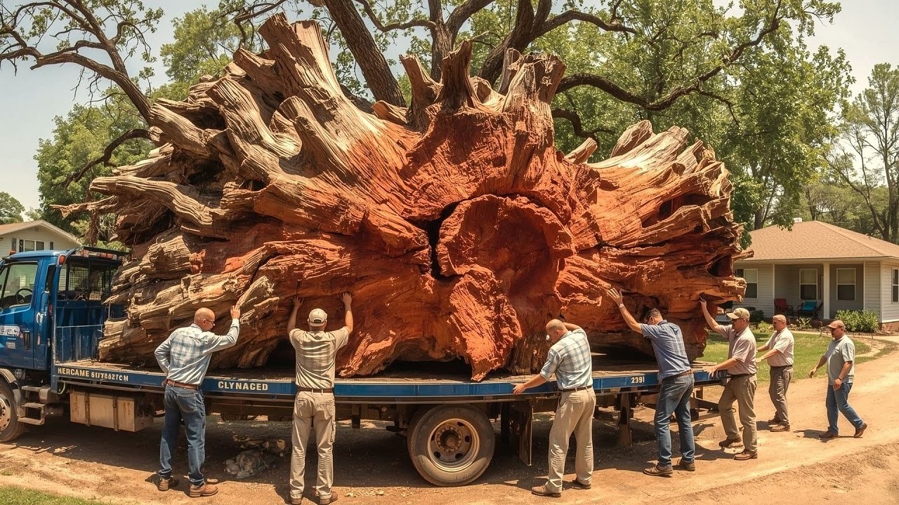Create Discarded Tree Stumps into Amazing Rustic Products