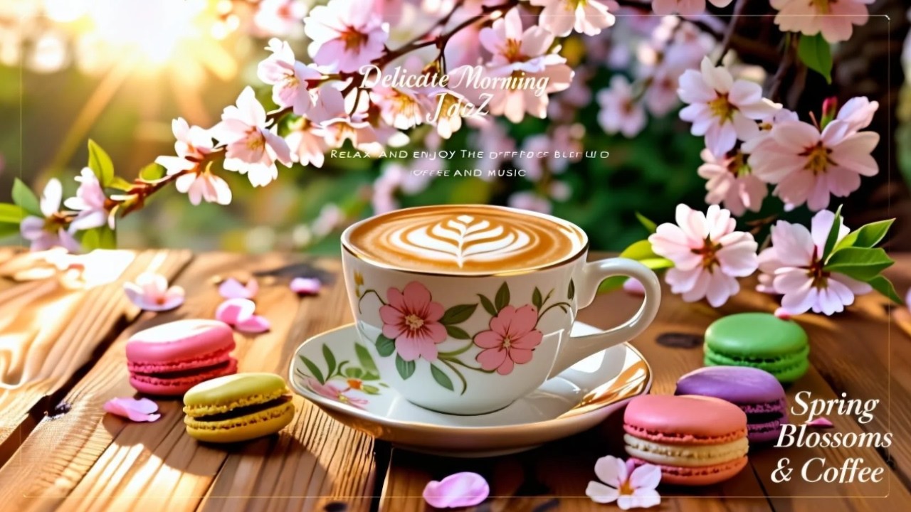 Delicate Morning Jazz ☕ Relaxing March Cafe Music & Bossa Nova Piano for Stress Relief