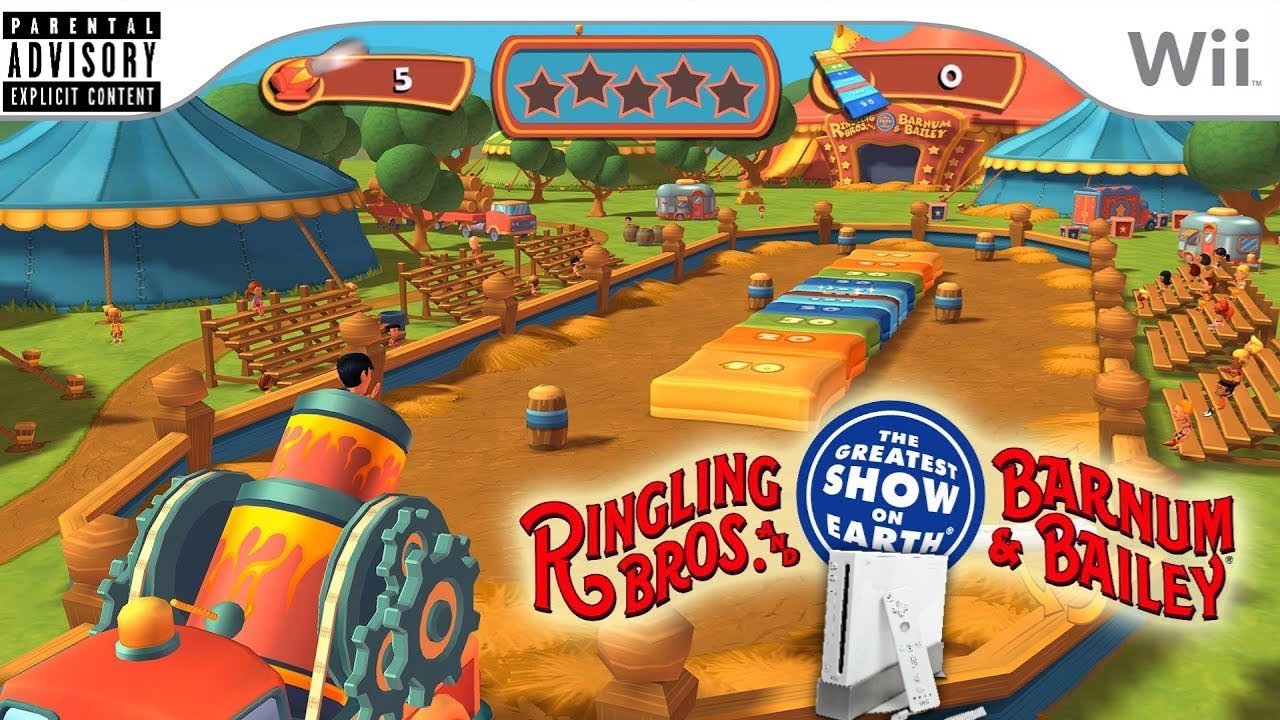 -Wii- RINGLING BROS. AND BARNUM & BAILEY (Gameplay Only) #Circus #Wii #DaDrunkGamer {1080p/60fps}
