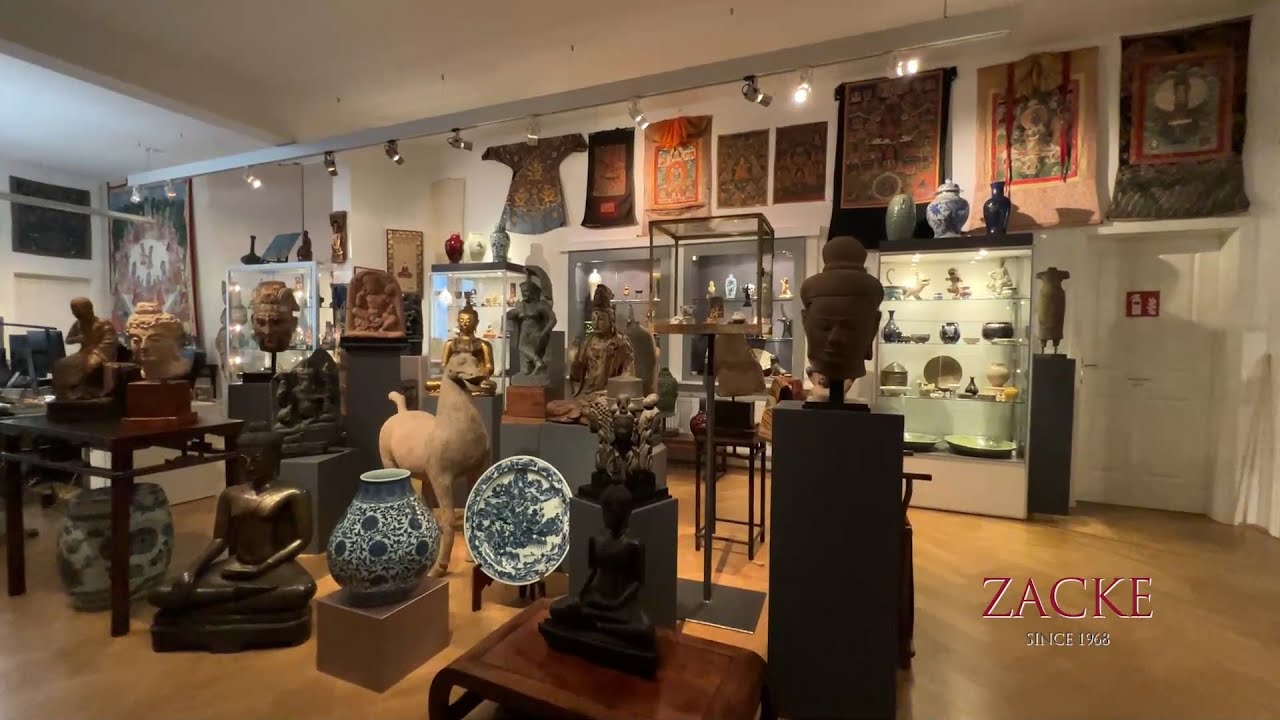 March 2022 Galerie Zacke Video Walkthrough - Fine Chinese Art / 中國藝術集珍 / Buddhism & Hinduism