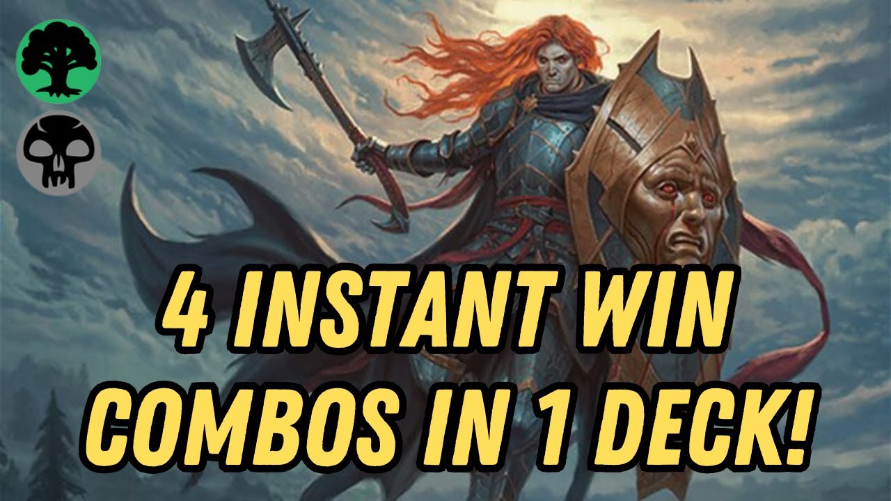 4 Instant Win Combos in 1 Deck lol!  Aetherdrift Standard MTG Arena.