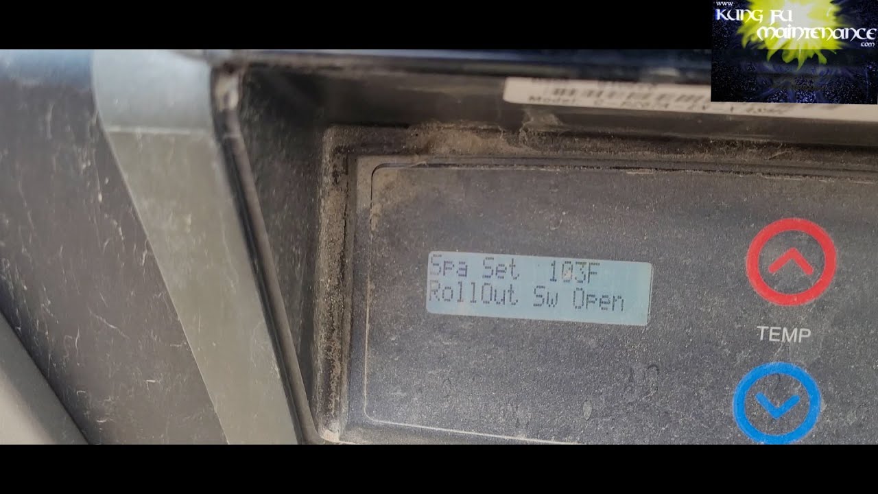 Raypak Spa Heater Rollout Sw Open How To Reset Swimming Pool Heat Rollout Switch