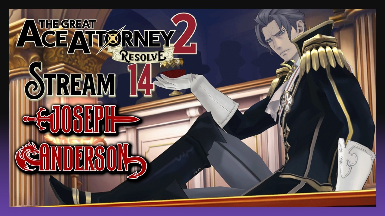a queue of pertinent witnesses | The Great Ace Attorney 2 Stream 14 (final)