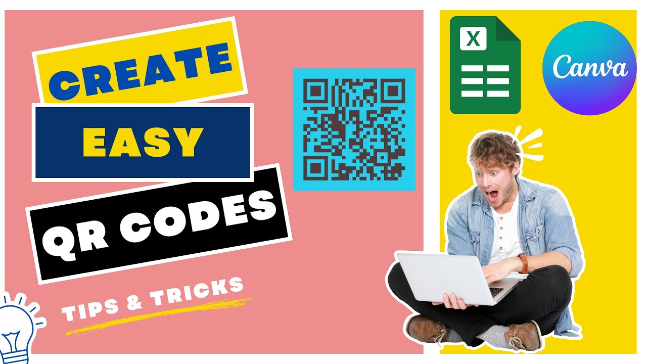 How to create QR codes in Google Sheet, Excel, Canva