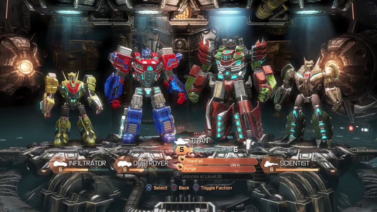 TRANSFORMERS: Fall of Cybertron (PS4): Online Multiplayer Gameplay: Team Death Match