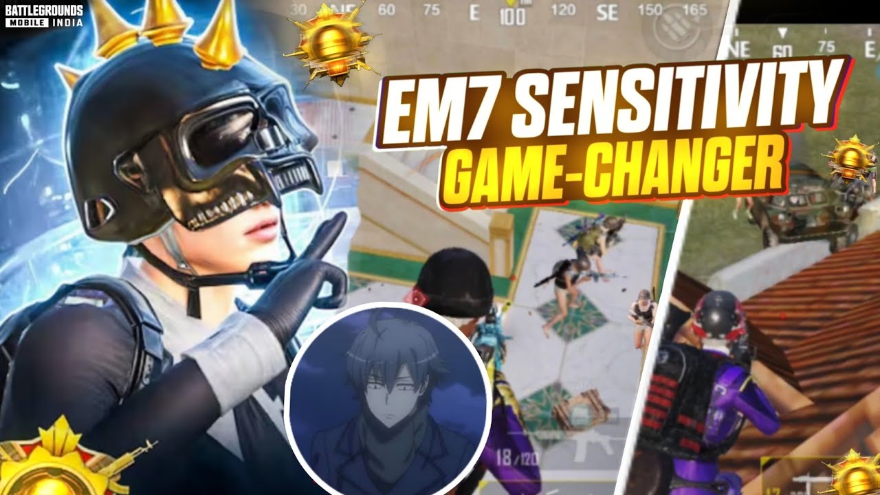 EM7 sensitivity is game changer for me!! Best solo vs squad clutches.