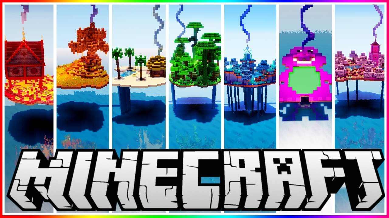 A Floating Island for Every Colour of the Rainbow!