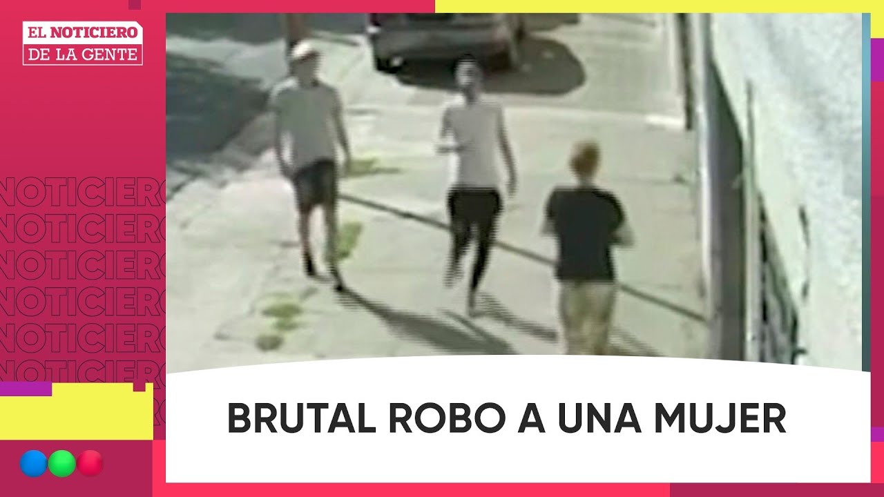 LE PEGARON, LA TIRARON al PISO y LE ROBARON #ElNotidelaGente