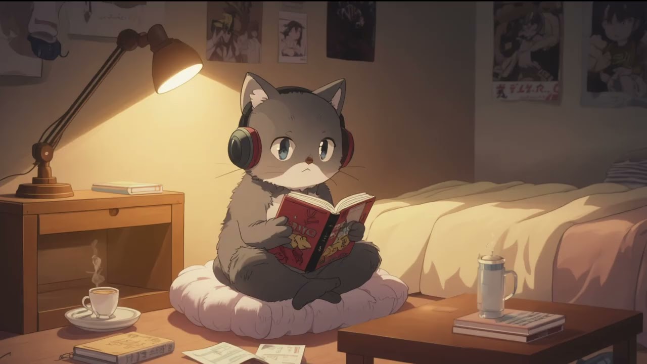 Lofi Cat 🐾 | Chill Beats to Study, Read & Relax