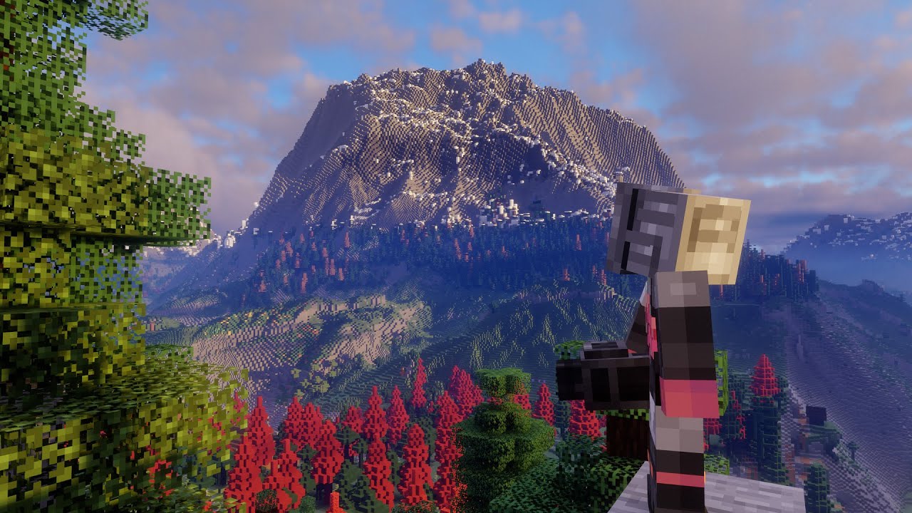 Minecraft Film Photography Mod -  Exposure, Distant Horizons, and Bliss Shaders