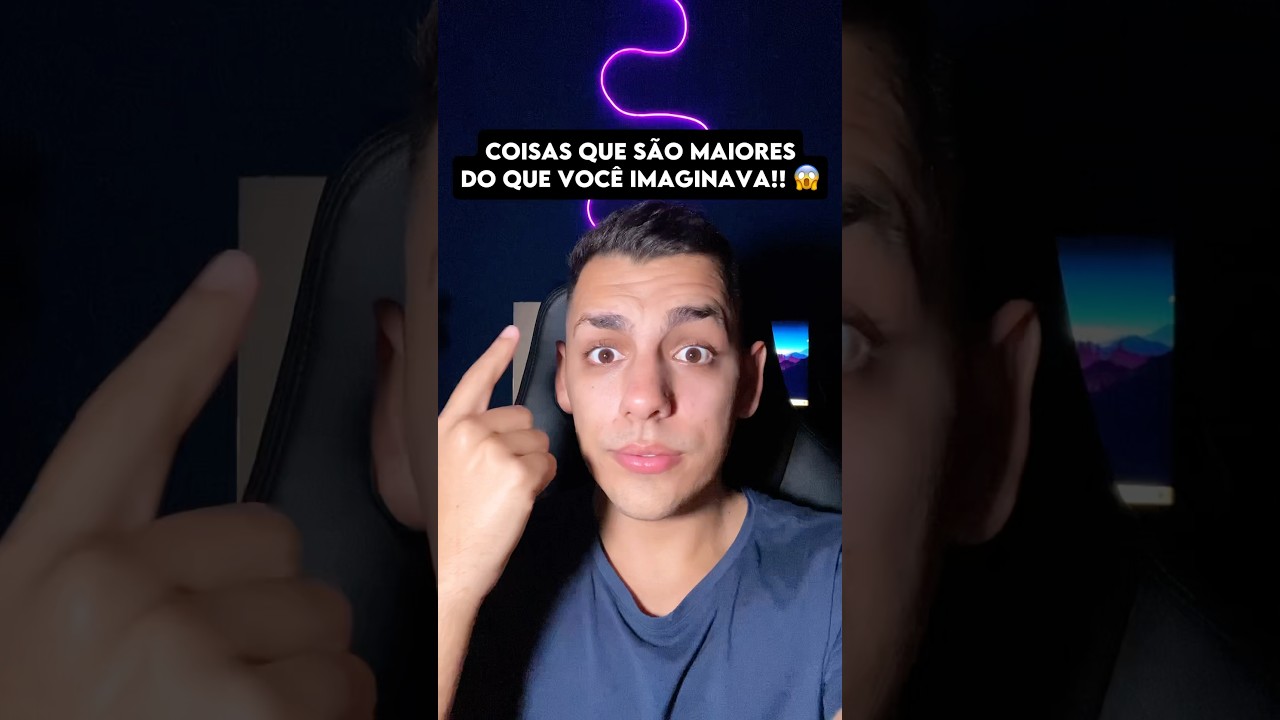 COISAS MAIORES DO QUE VOC&Ecirc; IMAGINAVA!! #edusouzzav #curiosidades