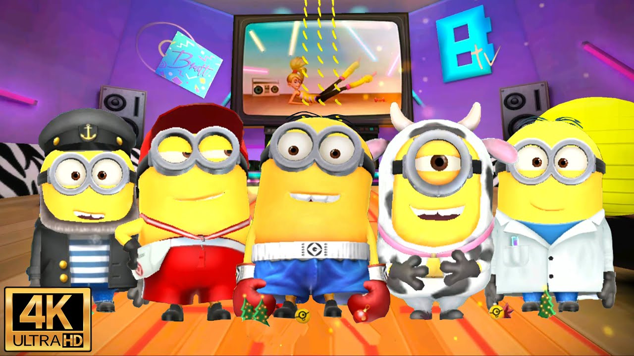 Minion Rush Running Game 2023 - Special Mission Stolen Presents at Bratt's Lair | Part 4 | 4K 60FPS