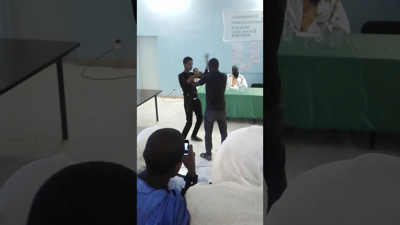 مسرحية صامتة عن الوحدة الوطنية لنادي المنبر٢ للثقافة والرياضة بانواذيبو