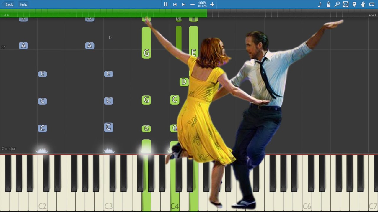 How to play City Of Stars on piano - La La Land - Piano Tutorial / Lesson