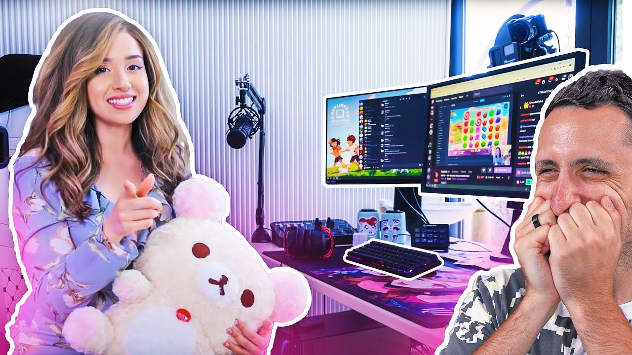 Reacting to Pokimane's new Gaming/Streaming Setup!