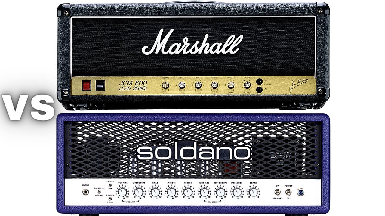 Marshall JCM 800 2203 vs Soldano SLO 100