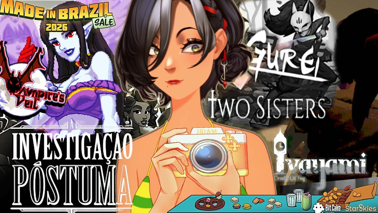 JOGOS BR A LANÇAR「Investigação Póstuma| Two Sisters| Ivayami|Gurei|Vampire's Veil」 #MadeInBrazilSale