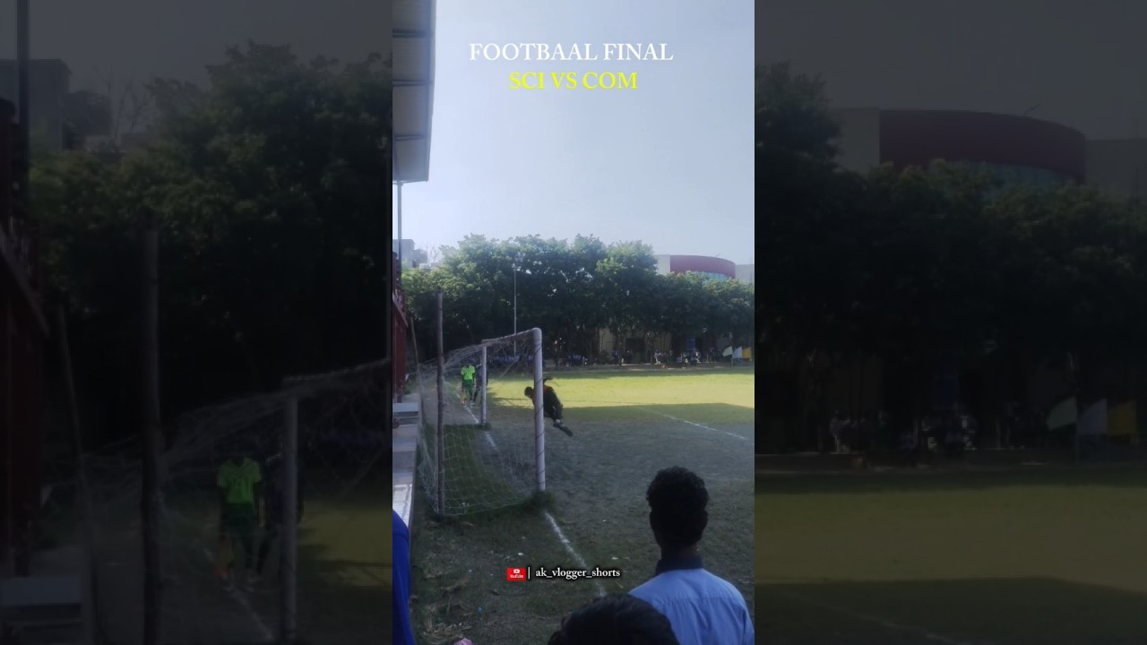 Football final match , sci vs com 