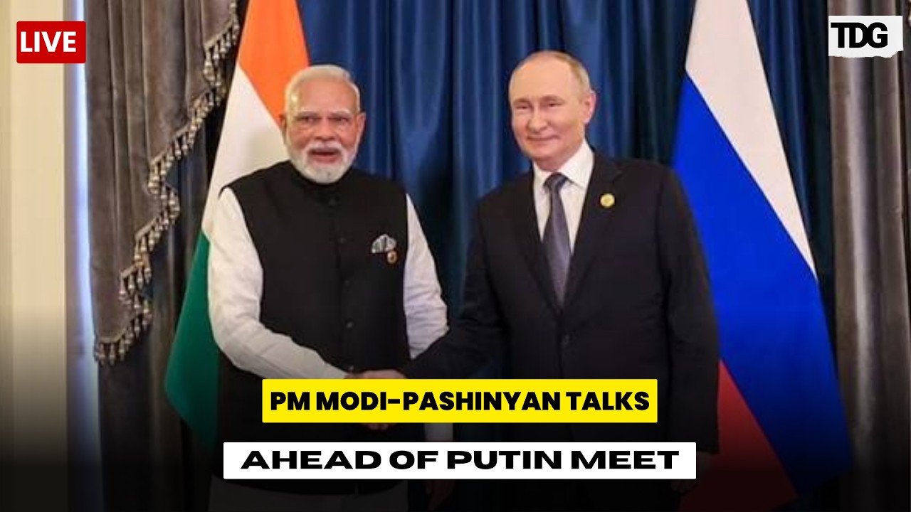 LIVE: PM Modi Holds Talks With Armenian PM Pashinyan Ahead Of Key Putin Meeting