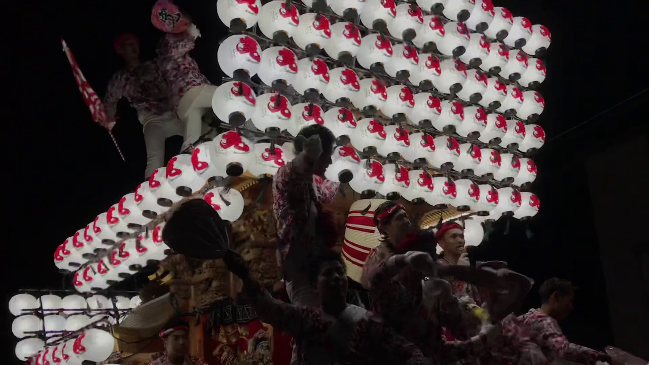 2018年10月19日(金) 寛弘寺だんじり 試験曳き JA北大伴 入場