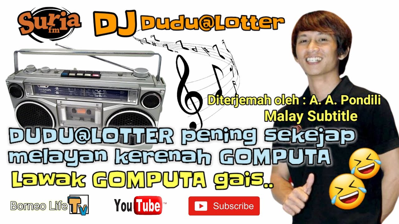 Gomputa VS DJ Dudu@Lotter AF | Terpening Sekejap Melayan Kerenah Gomputa | Malay Subtitle