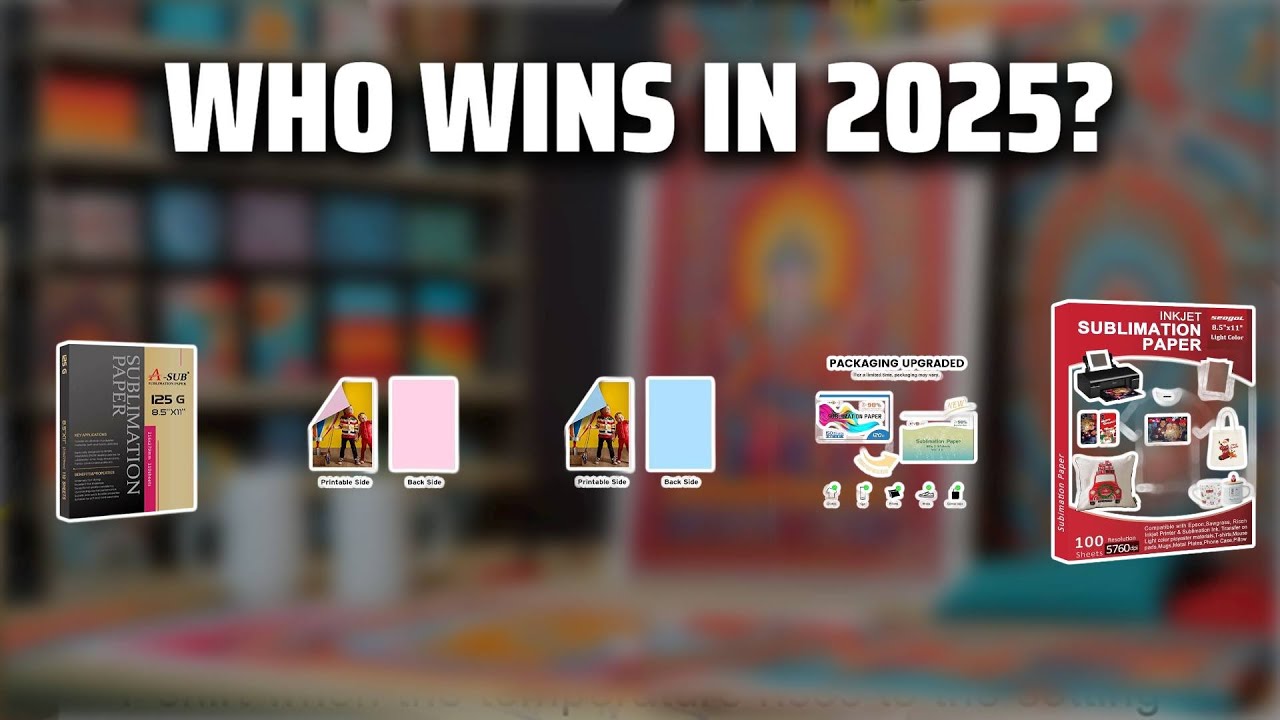 The Top 5 Best Inkjet Sublimation Paper in 2025 - Must Watch Before Buying!