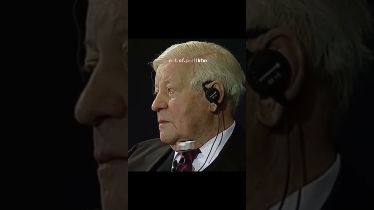 Helmut Schmidt &uuml;ber die islamischen L&auml;nder #helmutschmidt #politik #islam