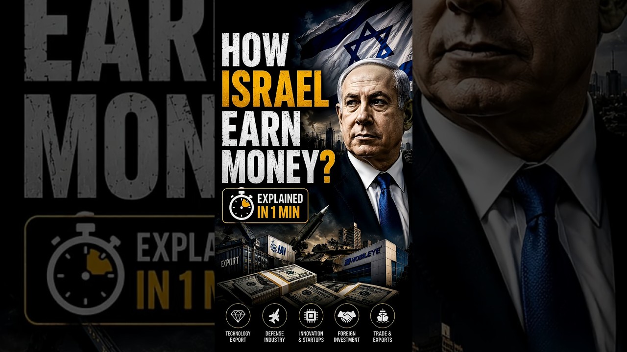 How Israel earns money? (Explained in 1 min)