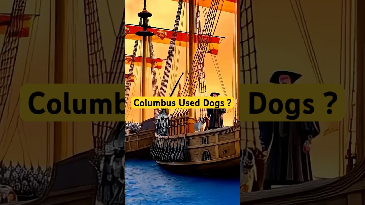 Did Columbus Really Use Dogs 🐕⚔️ #DarkHistory #doghistory