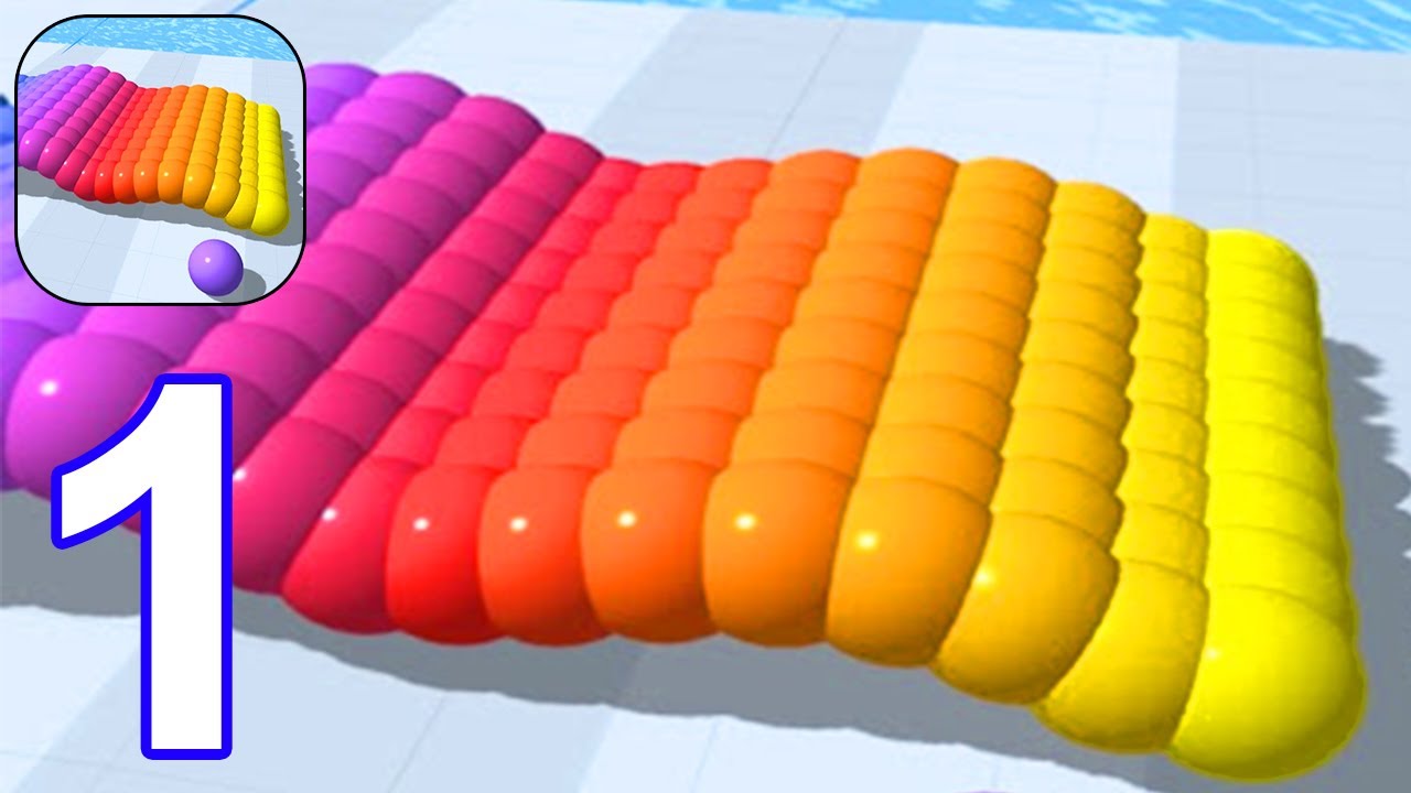 Canvas Run - Gameplay Walkthrough Part 1 Level 1 - 12 Full Screen (Android,iOS)