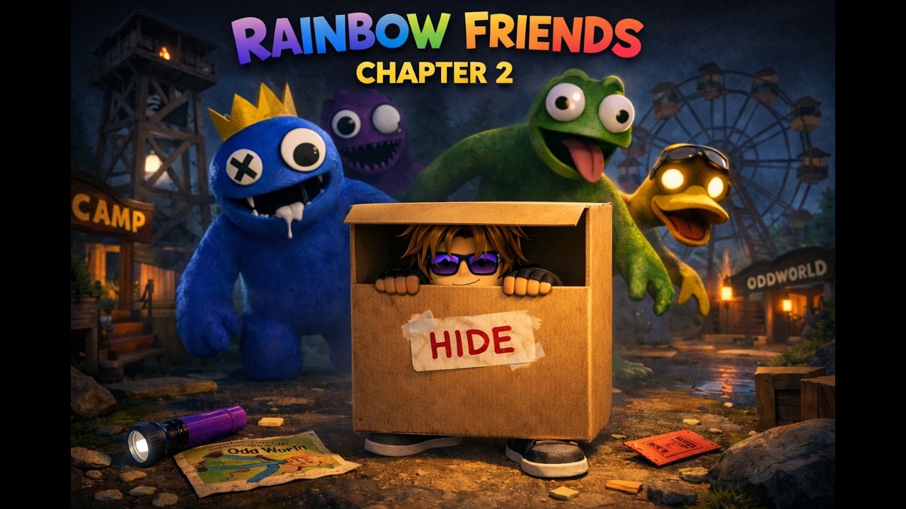 I am not sad yes? Rainbow Friends chapter 2(Charlie)