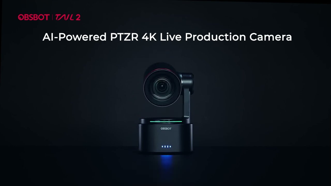 OBSBOT Tail 2 | Latest AI-Powered PTZR 4K Live production Camera