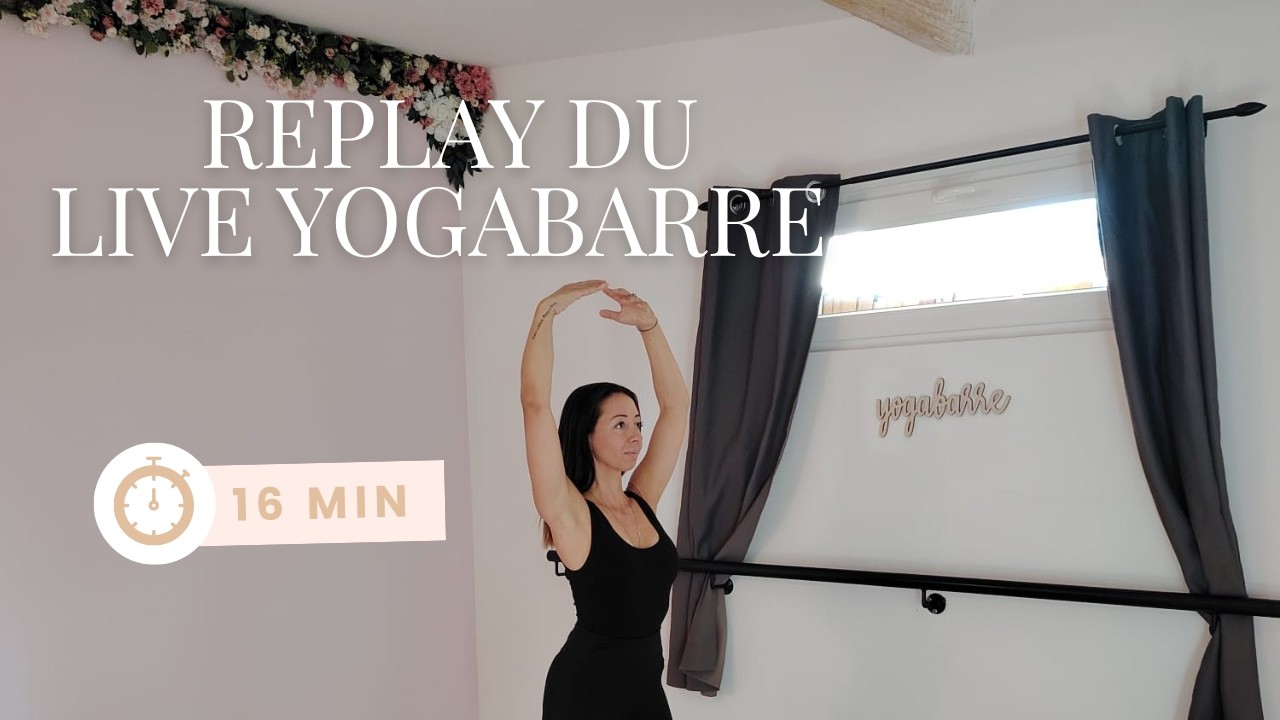 Cours YogaBarre Gratuit | Renforcement & Flow pour Yogis (Replay Live du Mercredi)🩷🌸