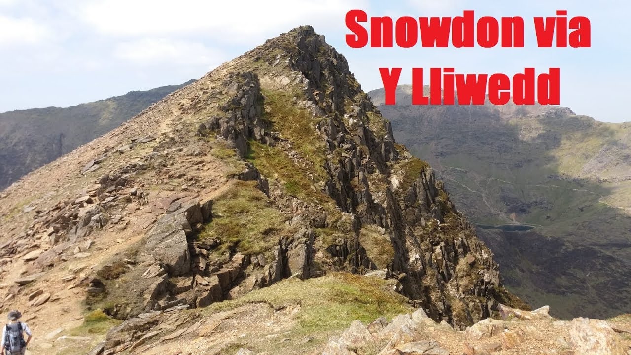Y Lliwedd, Snowdon and Garnedd Ugain, day hike. Snowdonia National Park